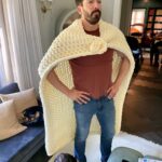 Drew Scott Instagram – Super Drew and his trusty sidekick, Sock Stealer🦸🏻‍♂️👶🏻