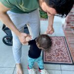 Drew Scott Instagram - Look who’s following in my footsteps 👟❤️