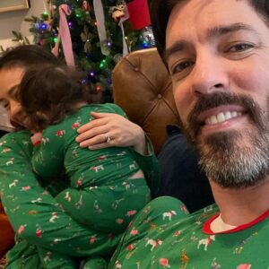 Drew Scott Instagram - It’s almost time to bust out our matching jammies again! (I may or may not have worn them all year…)🎄❤️ #Throwback