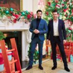 Drew Scott Instagram - @mrdrewscott and @jonathanscott helped hundreds of volunteers from across the country to decorate the White House for Christmas — and YOU get to see it all! Tune in to HGTV’s annual special, White House Christmas 2023 on Sunday, December 10 at 6|5c. #WhiteHouseChristmas Tap the link in our bio for more details. ⬆️