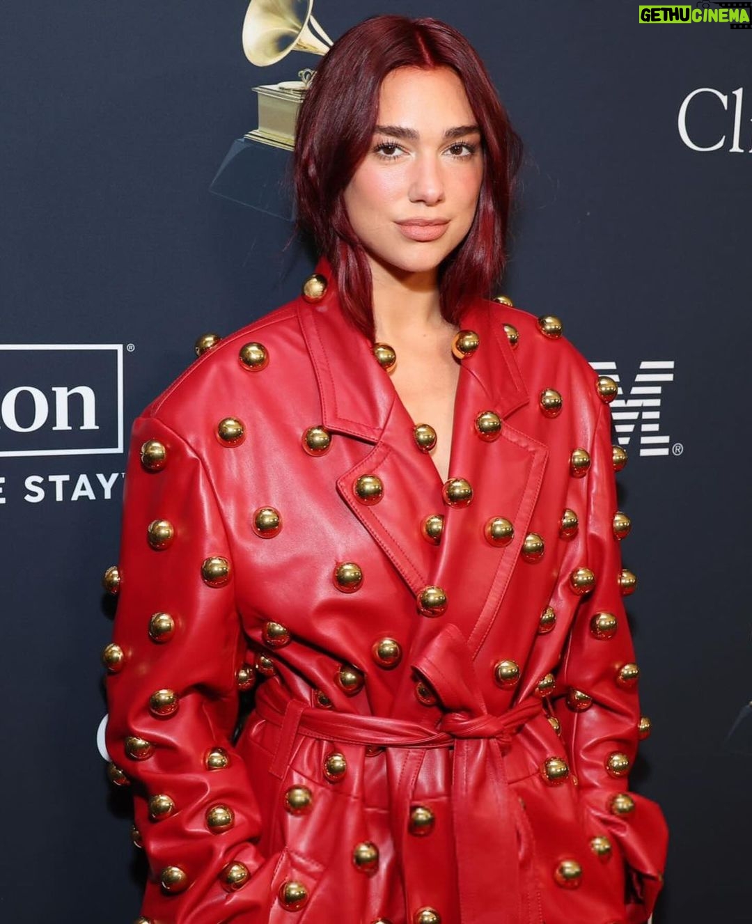 Dua Lipa Instagram - Clive Davis Pre-Grammy Party last night 🔐