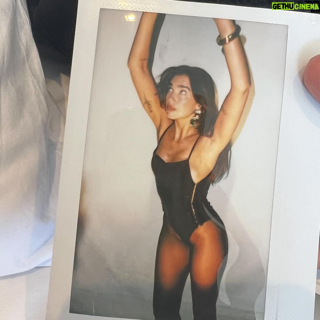 Dua Lipa Instagram - I been deep in BRITS rehearsals and haven't had anything to post but here are some bts shots from the shoot 🪢 seeee ya tomorrow!!!!!!