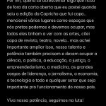 Duda Pimenta Instagram - Post sobre Consciência Negra ☝🏾 . . . Foto 01 - Ensaio Make a Wish @criativyestudio @charlessartori @israelvalentimoficial @assessoria_viviantrevisan @moisescardeiro_ @camilagrantdebutantes Foto 02 - Capricho deamartinelli @sofiaskywalker @jvbarreto @almirvargas @nanamilumbe @camila_anac matheusberlitz @derretidabre @missblackdivine @_ulbea @brabo.br @madameresenha @pimenta_maedaduda @pimolu_ . . #20denovembro #consciencianegra #pretosnotopo #blackpower