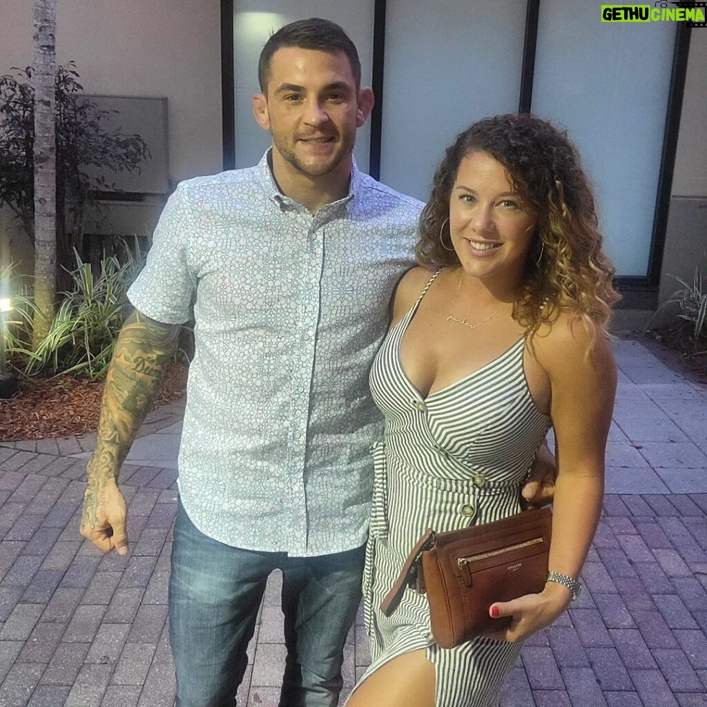 Dustin Poirier Instagram - When I can't see the light, you sit with me in the dark. I'm forever thankful for you. You are my best friend. I love you #PaidInFull 14 year Gang