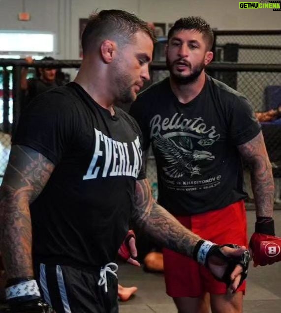 Dustin Poirier Instagram - Preparing for battle.💎 #PaidInFull #ElDiamante American Top Team