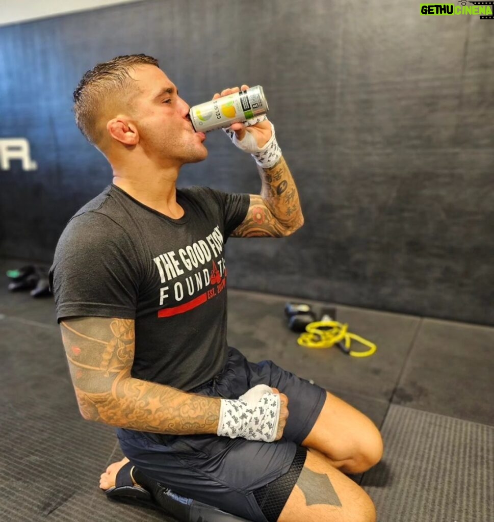 Dustin Poirier Instagram - Great session this morning powered by @celsiusofficial #celsius #livefit #ElDiamante #PaidInFull American Top Team