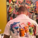Dustin Poirier Instagram – Wearable art @robertgrahamnyc ♟♞

#PaidInFull #ElDiamante The Bahamas