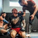 Dustin Poirier Instagram - It's a brotherhood ⚔️ VICTORY March 9th 📷- @dannymosaic #PaidInFull American Top Team