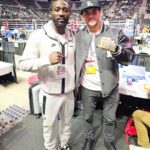Dustin Poirier Instagram – Ran into the Legend @tbudcrawford last night in Lafayette Louisiana!
@everlast 

#PaidInFull Cajundome