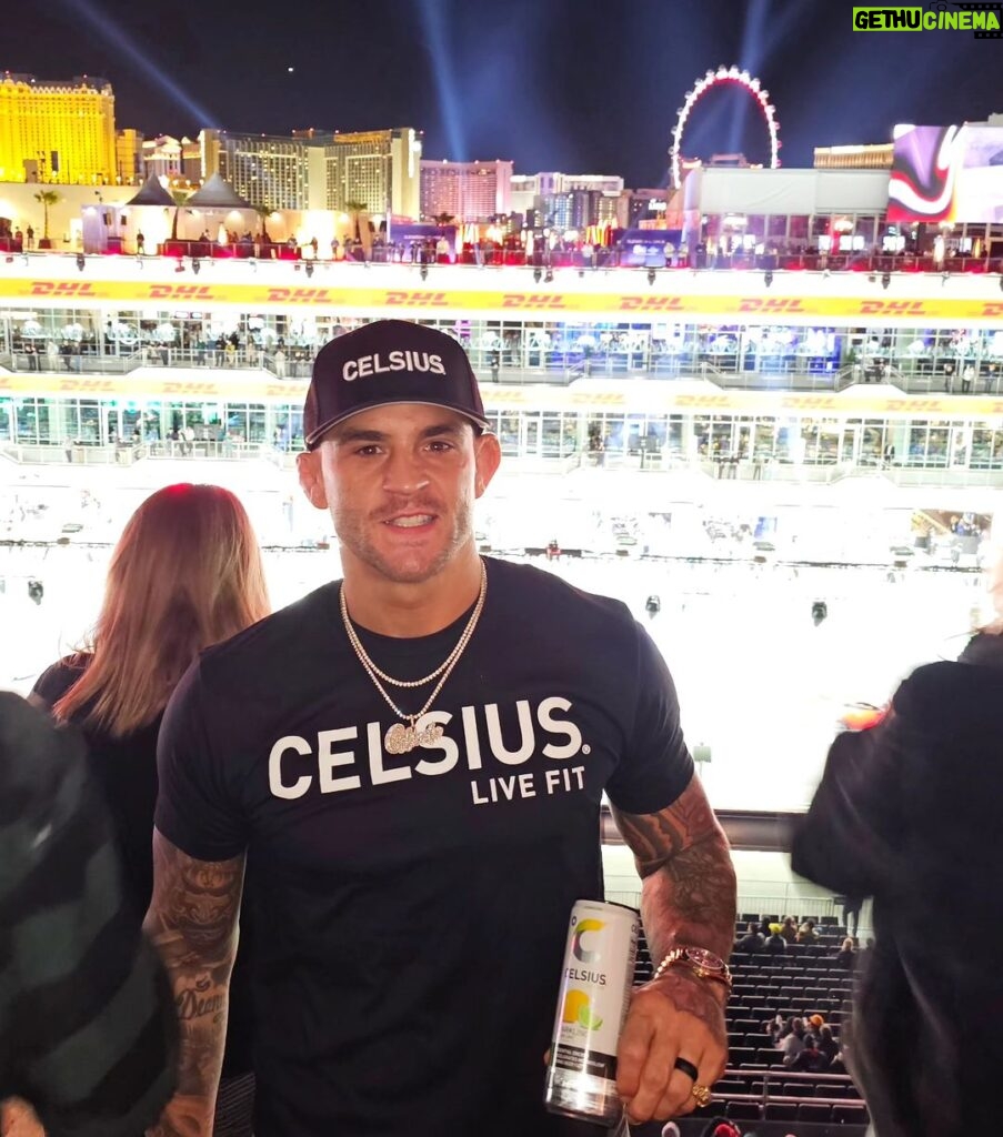 Dustin Poirier Instagram - Great experience at my first F1 race with the @celsiusofficial gang yesterday 👊🏁 #livefit Las Vegas, Nevada