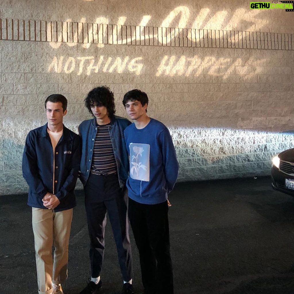 Dylan Minnette Instagram - OUR FIRST ALBUM IS OUT NOW AND I CAN’T BELIEVE IT. it’s hard to wrap my head around the fact that everyone can hear the whole thing now. it would mean the world if you gave “nothing happens” a listen front to back. we’ve waited for this for a long time, and i’ve never felt more excited, proud or anxious to share something before. hope ya enjoy❤️ (link in bio)