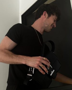 Dylan Minnette Instagram - 🖤 @michaelkors #colbybykors mkpartner