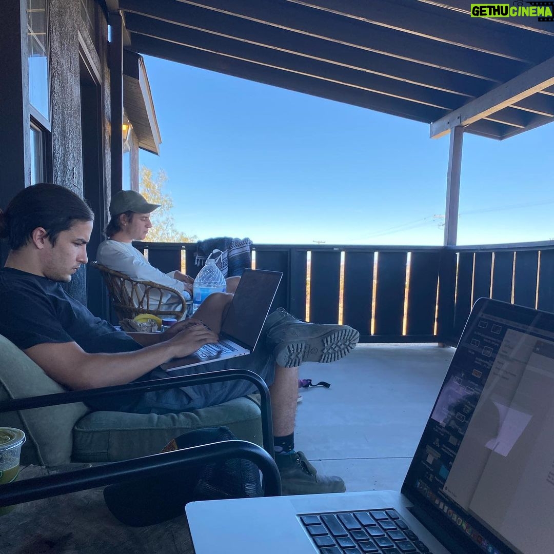 Dylan Sprayberry Instagram - Crossed the line. Joshua Tree, California