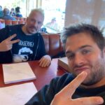 Dylan Sprayberry Instagram - Glad to have my partner in crime @barthelemy.grossmann here in LA. Working on something very special!!!