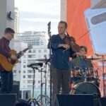 Dylan Sprayberry Instagram - WOW. Yesterday I had the pleasure of watching one of my favorite groups play live at the @grammymuseum Thank you to @louismichotmusic and the @lostbayouramblers for letting coming watch y’all make some magic up on stage. My heart is truly warm. And an amazing performance from Buckwheat zydeco jr. and the legendary ils sont partis band! It’s so fantastic to see Louisiana music and culture being recognized at the Grammys. #lostbayouramblers #louismichot #buckwheatzydecojr #ilssontpartisband #cajun #creole #louisiana #music #grammys