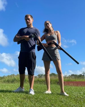 Dylan Sprouse Instagram - Happy Valentine’s Day to the gal who loves trumpets to the point of tears, my Calamity Jane, the mother of our furry baby. This one’s for you