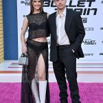 Dylan Sprouse Instagram – @realbarbarapalvin and I at the #bullettrainmovie premier. A really fun time, great summer action flick, just in time for the bday. Brad Pitt is the 🐐 as per usual Los Angeles, California