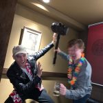 Dylan Sprouse Instagram – Breaking Ground will be postponed this week due to the holidays and the gods demanding sacrifice. In return, please enjoy this photo from a time before Covid where the mead floweth and hammers were swung freely in pagan merriment.