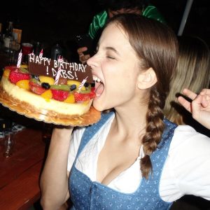 Dylan Sprouse Instagram - Late but worth the wait. Happy birthday to my Oktoberfest fraulein. Very proud and excited to be on this journey with you. You grow greater with each passing year and I can’t wait to see what this new chapter holds for us. I’ll save the mushy stuff for when I see you after filming 🍻 ❤️