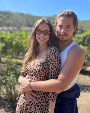 Dylan Sprouse Instagram - Happy dirty 30 to my wife. Truly, I’ve never enjoyed being drunk on a locomotive before, but you really know how to keep me on my toes!
