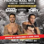 Dylan Thiry Instagram - Le combat approche, comme vous le savez la date a été avancée d’un jour ! Rendez-vous au Palais des Sports de Marseille MERCREDI 06 avril 🥊 Pour toutes les personnes ne pouvant pas se déplacer au Palais des Sports de Marseille, vous pouvez regarder le combat en live d’où que vous soyez sur @tvfightnation ! Inscrivez-vous et réservez votre accès. Les billets pour le combat au Palais des Sports de Marseille sont toujours disponibles chez @fnac_spectacles , @intermarche @geantcasino etc… Palais des sports de Marseille