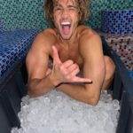 Dylan Thiry Instagram - J-4 Avant le combat 🥊 Rien de mieux qu’un bain de glace pour récupérer ! 🧊🧊🧊 Tek Boxing Gym