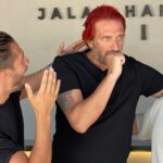 Dylan Thiry Instagram - Comment vous trouvez la nouvelle coupe de cheveux de mon père ? 😂 @pascal.thiry By : @jalal.hafed @jalal.hafed.salon 🤣 Jalal.Hafed