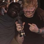 Ed Sheeran Instagram - Divide 7th anniversary throwback dumpington Explanations below 1. At the Grammys telling Rihanna Shape of You was originally with her in mind 2. Me and @missjpeg on the set of Shape of You after the sumo fight 3. Just after finishing painting the cover with @damienhirst 4. Strapped up ready to roll for the Galway Girl vid 5. Celebrating with @rokstoneprod and @jmd_snowpatrol Shape of You going #1 worldwide with a bottle of champs we didn’t end up drinking, it’s still in my cellar, being saved for a special occasion 6. Hanging out with @stormzy after the Ivor’s having won some bronzeware 7. Couple of beers with @zoeydeutch on the set of Perfect 8. With the guys from the Castle video at the Castle 9. My birthday in Brazil on the Divide tour, I asked to play a football game with some ex Brazilian national players. We got spanked 10. Final night of the Divide tour, and campaign, in Ipswich, having a pizza and celebrating the most successful era of my career Til next time x