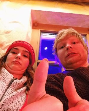 Ed Sheeran Instagram - Divide 7th anniversary throwback dumpington

Explanations below 

1. At the Grammys telling Rihanna Shape of You was originally with her in mind

2. Me and @missjpeg on the set of Shape of You after the sumo fight

3. Just after finishing painting the cover with @damienhirst 

4. Strapped up ready to roll for the Galway Girl vid

5. Celebrating with @rokstoneprod and @jmd_snowpatrol Shape of You going #1 worldwide with a bottle of champs we didn’t end up drinking, it’s still in my cellar, being saved for a special occasion

6. Hanging out with @stormzy after the Ivor’s having won some bronzeware 

7. Couple of beers with @zoeydeutch on the set of Perfect

8. With the guys from the Castle video at the Castle 

9. My birthday in Brazil on the Divide tour, I asked to play a football game with some ex Brazilian national players. We got spanked

10. Final night of the Divide tour, and campaign, in Ipswich, having a pizza and celebrating the most successful era of my career

Til next time x