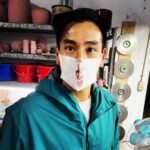 Eddie Peng Instagram - 👀😷#explore #dare #wonder #day1 #artofmaking #pottery #familytime