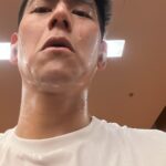 Eddie Peng Instagram – #sweatthefatout 🏋️‍♂️🫡🥲