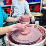 Eddie Peng Instagram – 👀😷#explore #dare #wonder #day1 #artofmaking #pottery #familytime