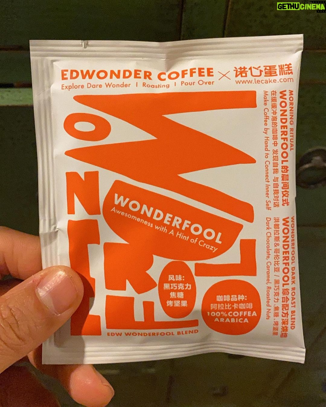 Eddie Peng Instagram - must have coffee 7+7+7+7.......