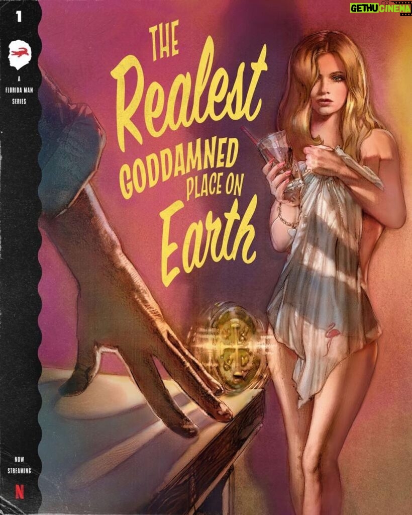 Edgar Ramírez Instagram - Hey! What is your favorite #Floridaman Episode? @NetflixGeeked immortalized them all as pulp fiction covers • ¿Cuál te gusta más? 🚀 Paris, France