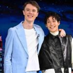 Edvin Ryding Instagram - What a night… thanks to @fallontonight @jimmyfallon for having us, and a BIG thank you to those who queued for hours in the rain and welcomed us to New York with open arms. Eternally in love with all of you. Also have to point out amazing styling by @madeleinekennedy . Look at me and Omar!! On the tonight show!! Talking about Young Royals!! #edvinxomaronfallon (Todd Owyoung/NBC)