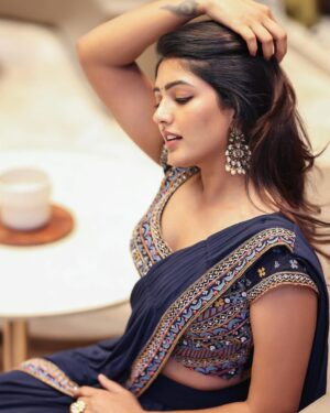 Eesha Rebba Instagram - 🪻🪻

Clicked by @karteeksivagouni 
Styled by @impriyankasahajananda
Outfit @aadhya_designs