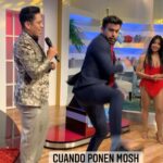 Efraín Ruales Instagram – Dando clases de #MOSH @encontactoecuavisa quisieran más pasos ? 💁🏽‍♂️