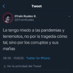 Efraín Ruales Instagram - Desahogo tweet 😷