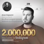 Ehsan Khajeamiri Instagram - ممنونم رفقا شدیم دو میلیون 😍😍