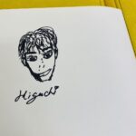 Eiji Akaso Instagram - 宗介画伯。 thanku✨ #Repost @k.n_sosuke.hasebe with @make_repost ・・・ フィーチャー部の樋口さんです。 総務部と彼が描いていたので 流れで書くことになりました。 流れで 彼に抱きしめられたのは 本当に意味がわかりませんでした #OOTD #ootdfashion #drawing #樋口拓也さん #彼女はキレイだった #かのきれ