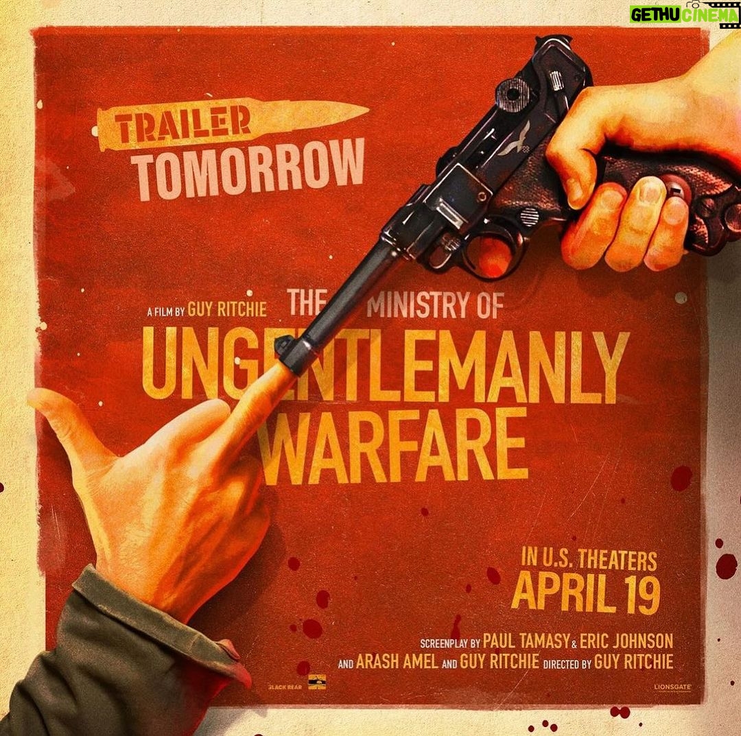 Eiza González Instagram - Chapeau! See you tomorrow chaps, buckle up!💥💥 #UngentlemanlyWarfare #TheMinistryOfUngentlemanlyWarfare