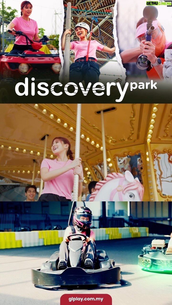 Elizabeth Tan Instagram - I nak share lagi ni! Hehehe. Korang tahu tak satu lagi destination kt Gamuda Cove that you have to experience is Discovery Park? Haaa its a Sporting-Adventure Park yg thrilling sgt! I baru pergi haritu with my friends tau! Banyak sgt activity outdoor! Ada ride ke puncak Cove Aerobar yg dpt tengok pemandangan seluruh Gamuda Cove, ada Goosebumps Rope Course cabaran bertali yang ada level for kids and adults, Paintball Target Shooting & War Game, RUD Karting, ATV dan banyak lagi! Ada juga family-friendly leisure attractions seperti Carousel, Bungeefly, Trampoline dan juga aktiviti pool air di Beach Pool Club. Check it out dkt www.glplay.com.my for information okay? @glplay.my #GLPlay #WhereFunMeetsYou #CreateMemorableExperiences #DiscoveryPark #GoosebumpsRopeCourse #CoveAerobar #GoKart #Paintball #Trampoline #GamudaCove #GamudaLand #ElizabethTan