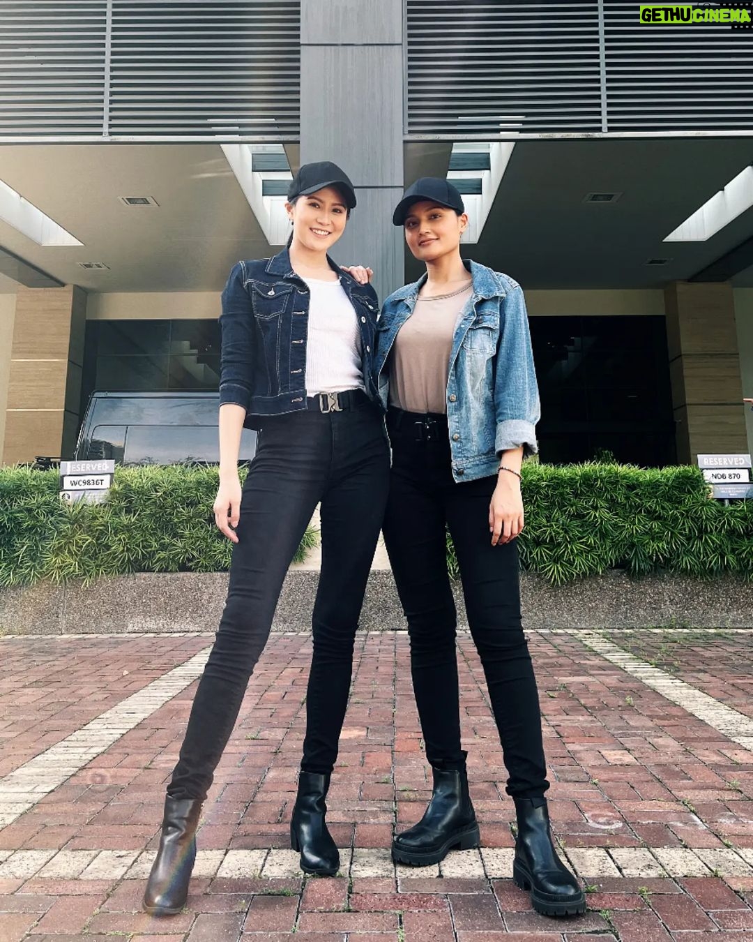 Elizabeth Tan Instagram - I'm gonna miss shooting with you 😭 Happy Belated Birthday to the sweetest and kindest person, @puteriaishahofficial ! ❤️