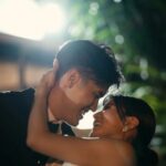 Elizabeth Tan Instagram - Finally! 🥰❤️ One year later hehehe . . . . Thank you to everyone who made it such a beautiful night for us. Everyone who celebrated with us and all who helped us bring the whole thing together. I love all of you so much & I'll remember this night for the rest of my life! Dress : @dentellebridal Video : @theakmalhazim Make up : @j.ying_makeupstudio