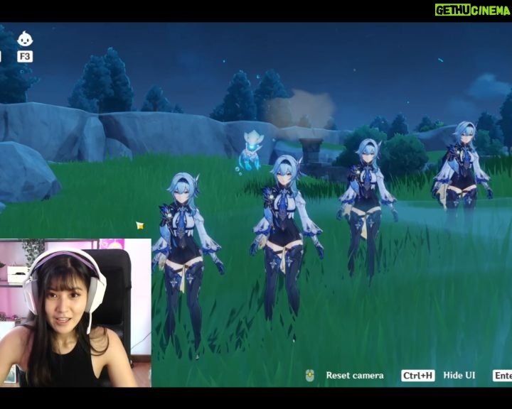 Elizabeth Tan Instagram - First time main co-op kt genshin hehe ada 4 Eula!! 😍 Kalau korang nk main dgn Lizzy, blh join my twitch stream+discord 🥰