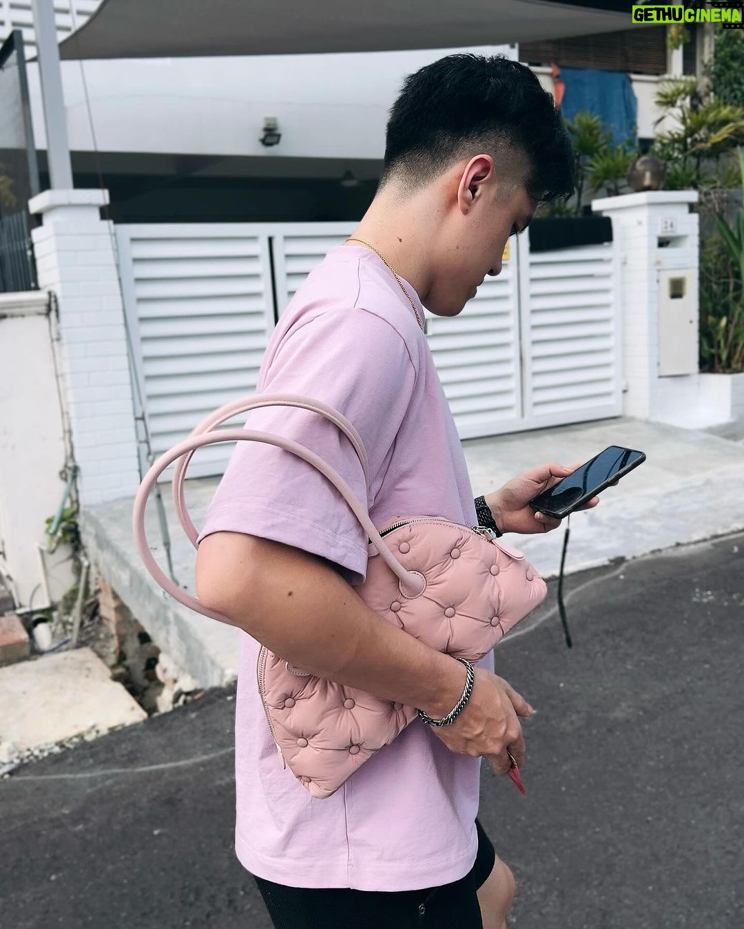 Elizabeth Tan Instagram - tema pink utk raya berdua tahun ni. hopefully cny tahun depan dah bertiga hehe 😝🌸