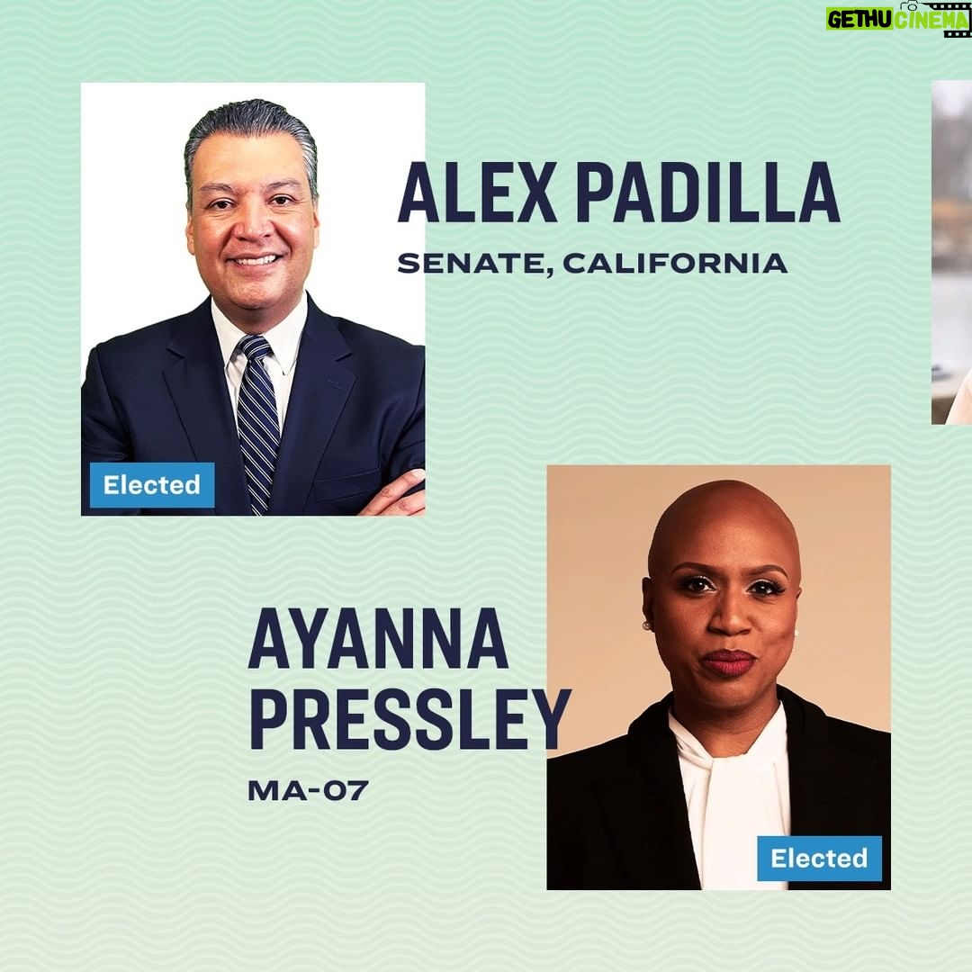 Elizabeth Warren Instagram - I was very happy to endorse Democrats up and down the ticket who fight from the heart for working people—and I’m so glad that these leaders will be serving in federal, state, and local office. Swipe through to see them all. Woo-hoo!