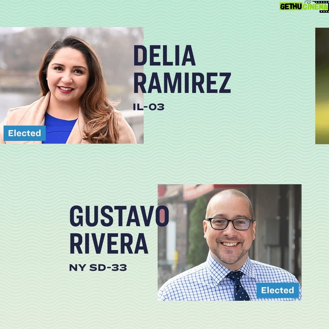 Elizabeth Warren Instagram - I was very happy to endorse Democrats up and down the ticket who fight from the heart for working people—and I’m so glad that these leaders will be serving in federal, state, and local office. Swipe through to see them all. Woo-hoo!