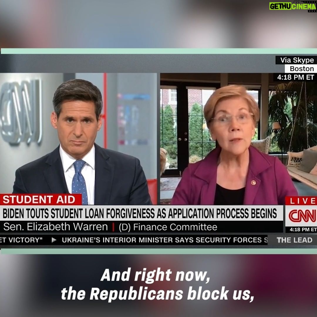 Elizabeth Warren Instagram - It’s clear who’s fighting to put government on the side of working people, from canceling student debt to lowering health care costs and utility bills. And it’s clear who’s standing in the way.
