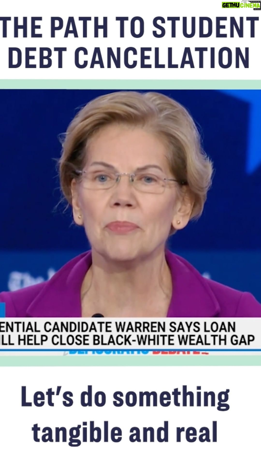 Elizabeth Warren Instagram - We got here because we fought for it—because we organized and raised our voices to #CancelStudentDebt, and because President Biden is committed to putting our government on the side of working people.